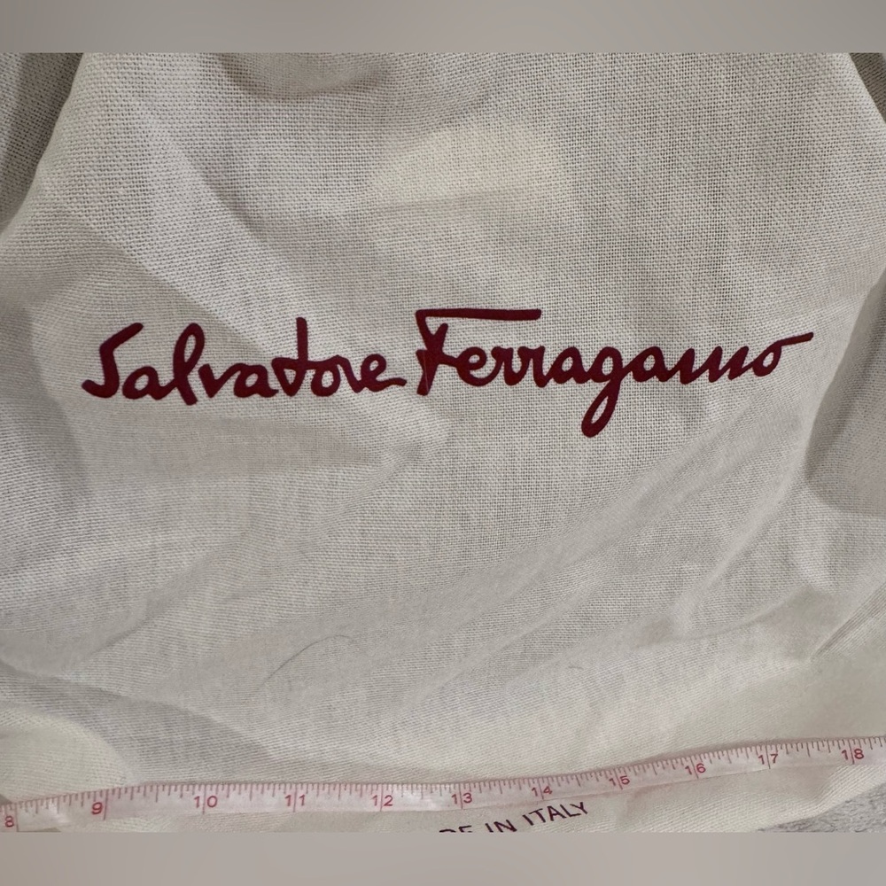Salvatore Ferragamo Black Leather Tote Bag NEW WITH TAGS! Gorgeous bag!!! SOLD - Picture 13 of 16